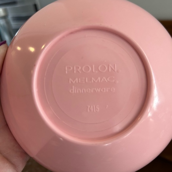 Vintage Melmac Prolon 7415 Pink Replacement Small Cereal Soup Bowl 5.25" x 1.8" - Picture 2 of 5